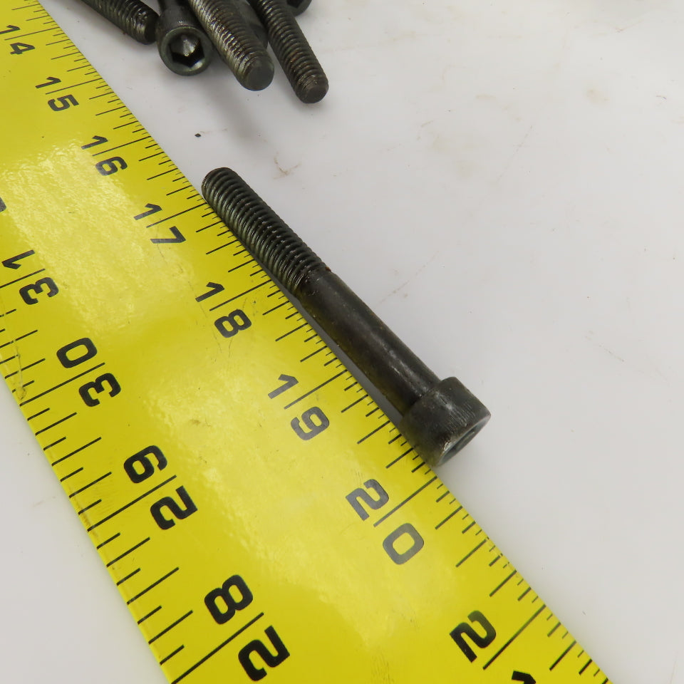 3/8"-16 x 2-3/4" Socket Head Cap Screw Black Oxide Alloy Lot Of 50