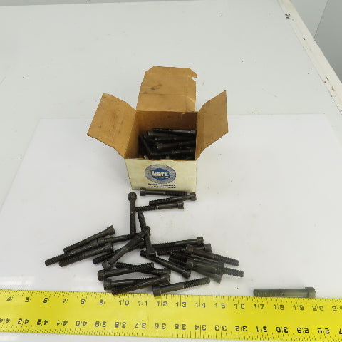 3/8"-16 x 2-3/4" Socket Head Cap Screw Black Oxide Alloy Lot Of 50