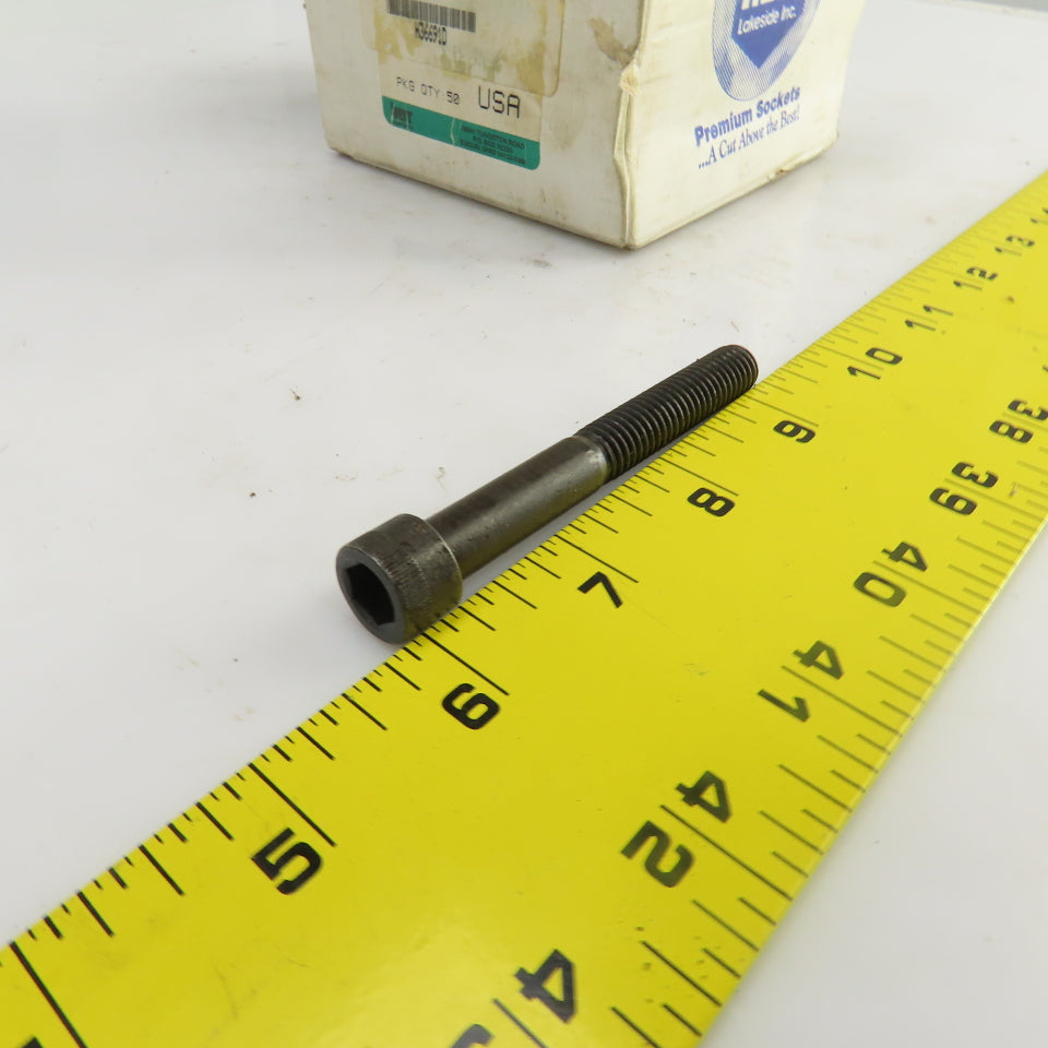 3/8"-16 x 3" Socket Head Cap Screw Black Oxide Alloy Lot Of 40
