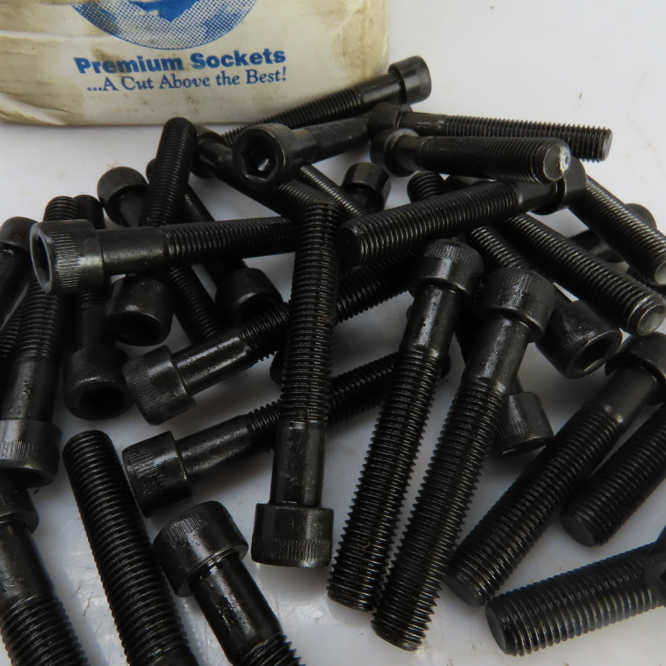 5/16"-24 x 2" Socket Head Cap Screw Black Oxide Alloy Lot Of 95
