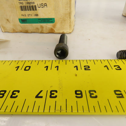 3/8"-16 x 2-1/4" 3/8"-16 x 1-1/2" Socket Head Cap Screw Oxide Alloy Lot/100