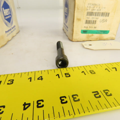 3/8"-16 x 2-1/4" 3/8"-16 x 1-1/2" Socket Head Cap Screw Oxide Alloy Lot/100