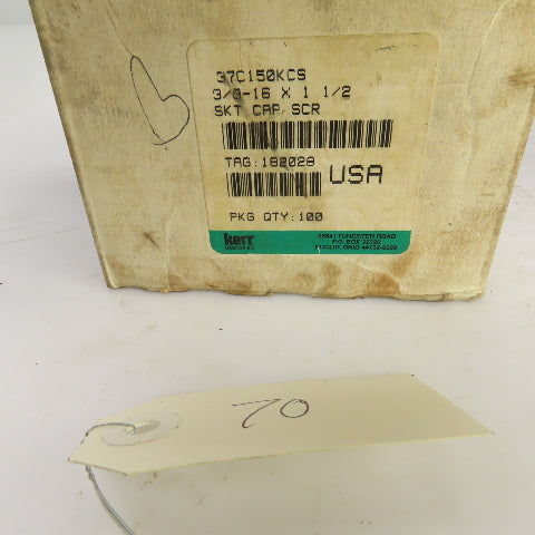 3/8"-16 x 2-1/4" 3/8"-16 x 1-1/2" Socket Head Cap Screw Oxide Alloy Lot/100