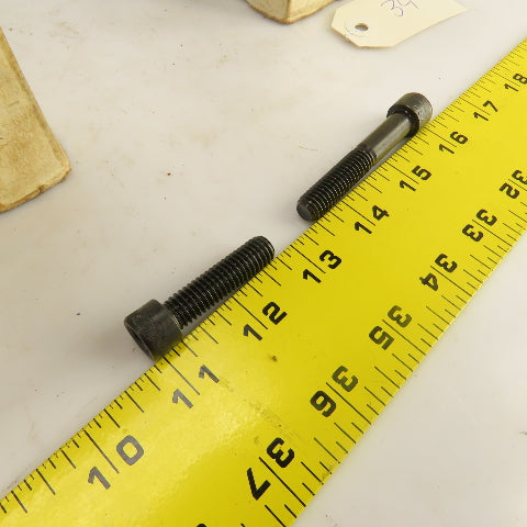 3/8"-16 x 2-1/4" 3/8"-16 x 1-1/2" Socket Head Cap Screw Oxide Alloy Lot/100