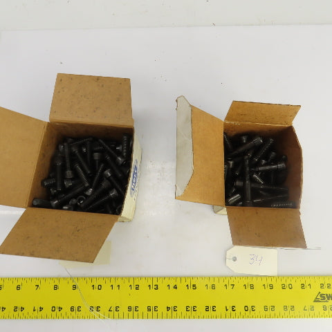 3/8"-16 x 2-1/4" 3/8"-16 x 1-1/2" Socket Head Cap Screw Oxide Alloy Lot/100