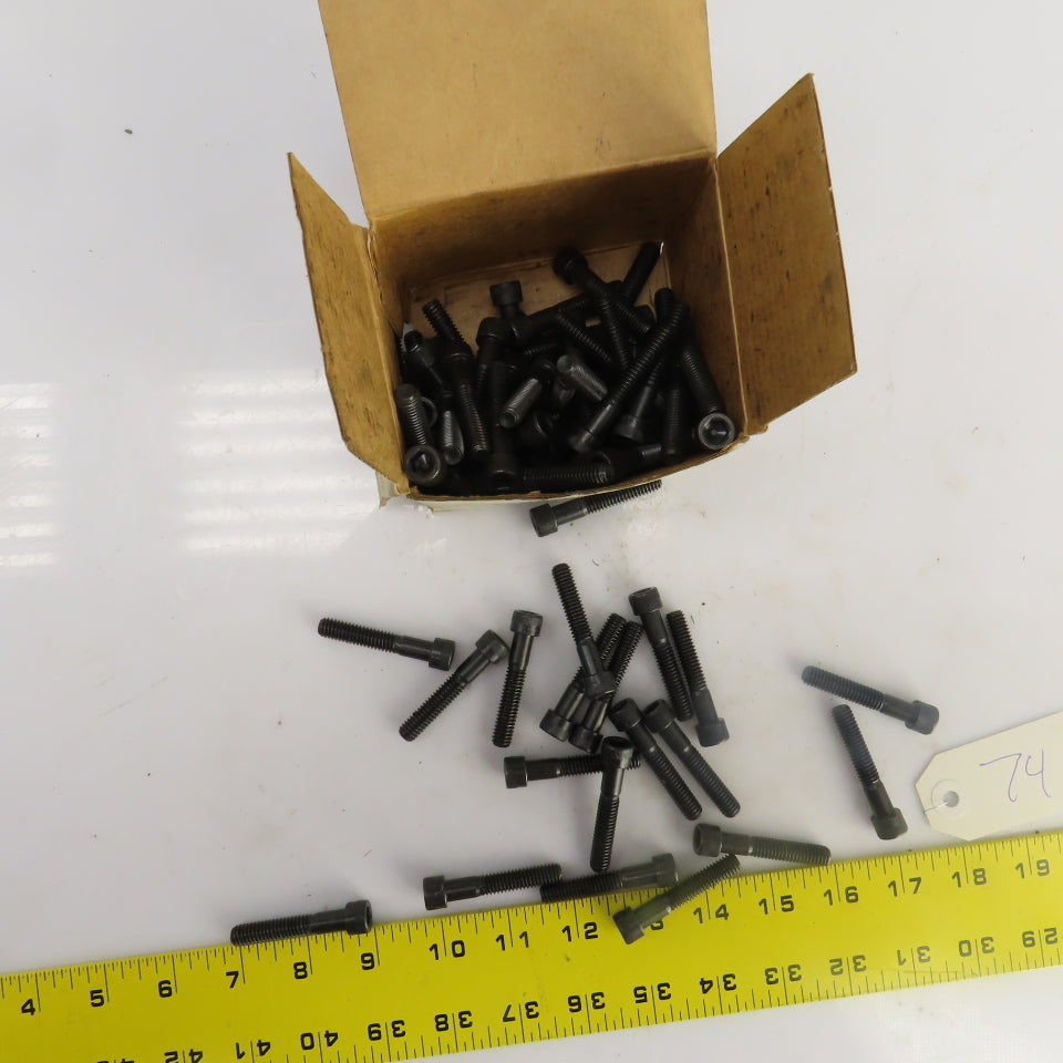 5/16"-18 x 1-3/4" Socket Head Cap Screw Oxide Alloy Lot Of 74