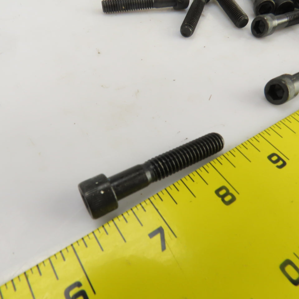 5/16"-18 x 1-3/4" Socket Head Cap Screw Oxide Alloy Lot Of 74