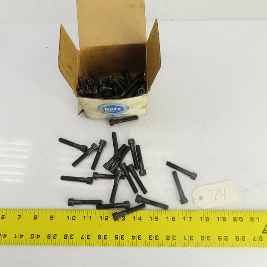 5/16"-18 x 1-3/4" Socket Head Cap Screw Oxide Alloy Lot Of 74