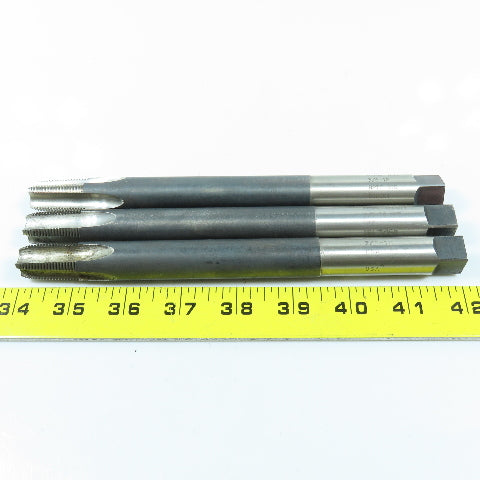 Regal 3/8"-18 NPTF HSS Straight Flute Taper Pipe Thread Tap 4F 8" OAL Lot of 3