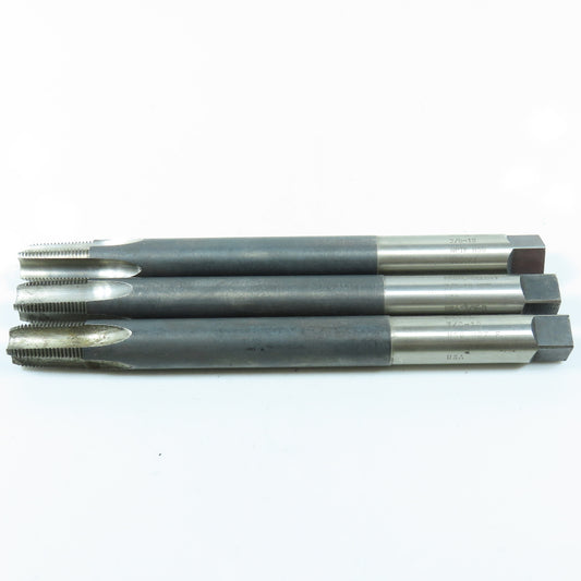 Regal 3/8"-18 NPTF HSS Straight Flute Taper Pipe Thread Tap 4F 8" OAL Lot of 3