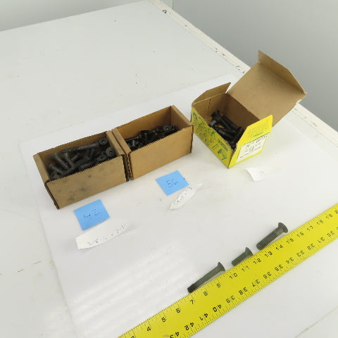 Large Lot Of Misc. Flat Head Hex Drive Screws 3/8"-16x2-3/4 Oxide Alloy Lot/110