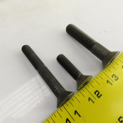 Large Lot Of Misc. Flat Head Hex Drive Screws 3/8"-16x2-3/4 Oxide Alloy Lot/110