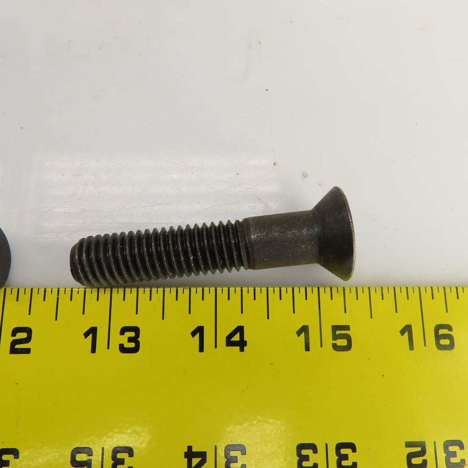 Large Lot Of Misc. Flat Head Hex Drive Screws 3/8"-16x2-3/4 Oxide Alloy Lot/110