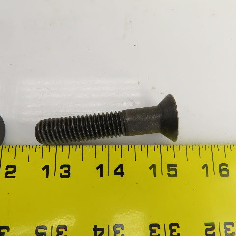 Large Lot Of Misc. Flat Head Hex Drive Screws 3/8"-16x2-3/4 Oxide Alloy Lot/110
