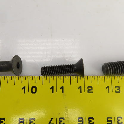 Large Lot Of Misc. Flat Head Hex Drive Screws 3/8"-16x2-3/4 Oxide Alloy Lot/110