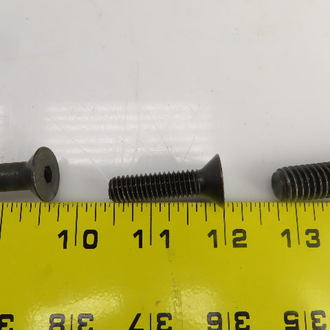 Large Lot Of Misc. Flat Head Hex Drive Screws 3/8"-16x2-3/4 Oxide Alloy Lot/110