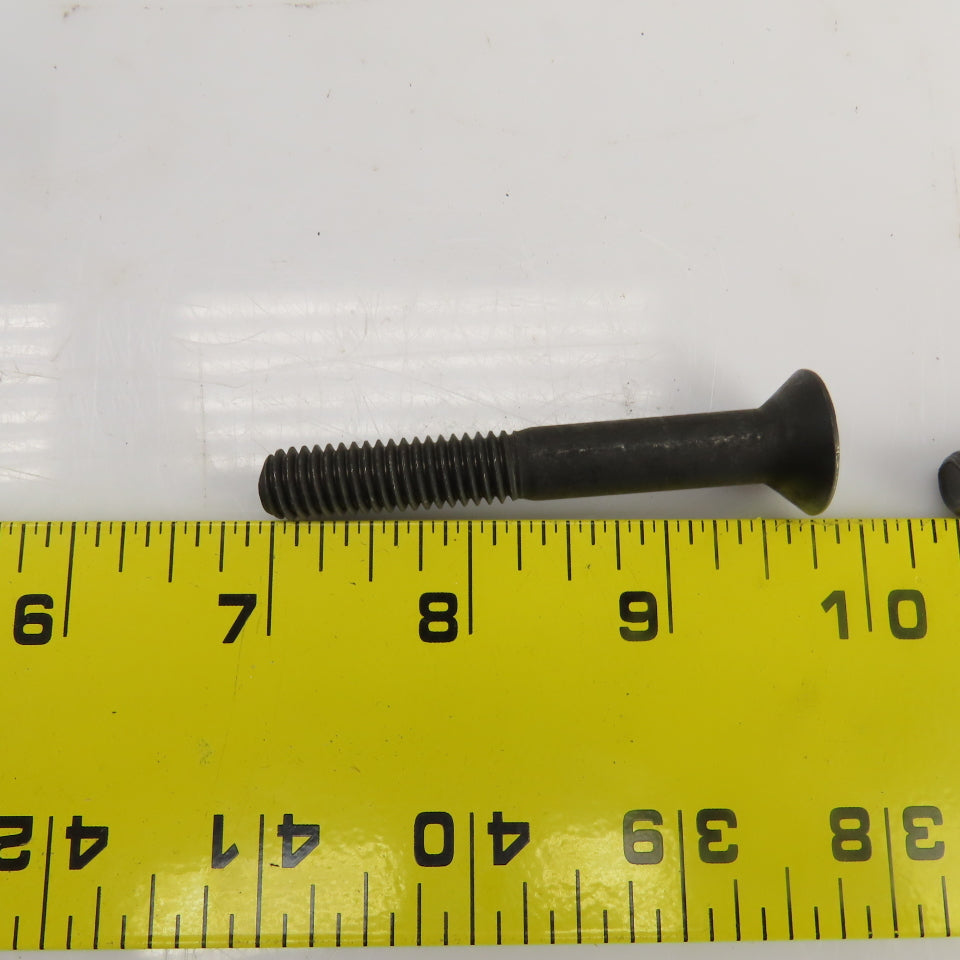 Large Lot Of Misc. Flat Head Hex Drive Screws 3/8"-16x2-3/4 Oxide Alloy Lot/110