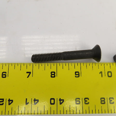 Large Lot Of Misc. Flat Head Hex Drive Screws 3/8"-16x2-3/4 Oxide Alloy Lot/110