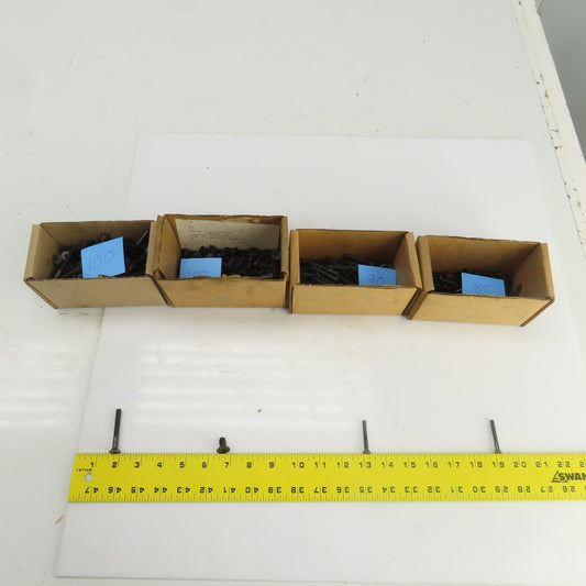 Large Lot Of Misc. Flat Head Hex Drive Screws 1/4"-20 x 2" Oxide Alloy Lot/415