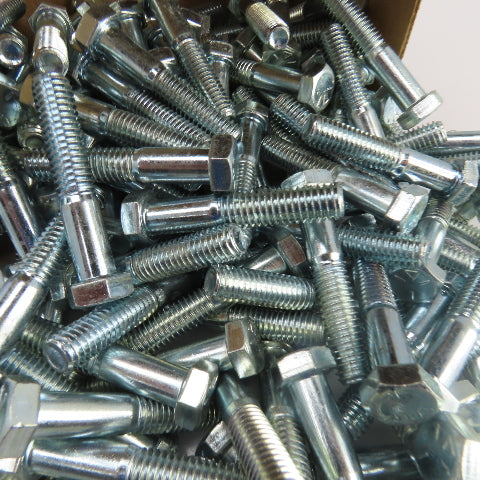 3/8"-16 x 2" Hex Head Zinc Plated Grade 5 Cap Screw Lot Of 150