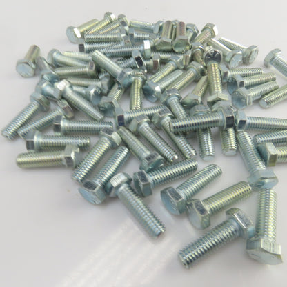 3/8"-16 x 1-1/4" Hex Head Zinc Plated Grade 5 Cap Screw Lot Of 70