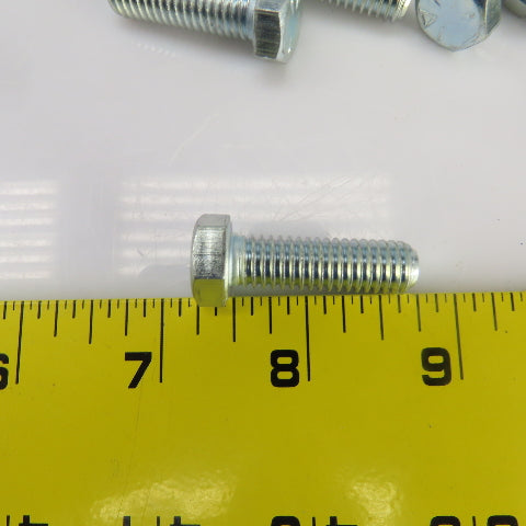 3/8"-16 x 1-1/4" Hex Head Zinc Plated Grade 5 Cap Screw Lot Of 70