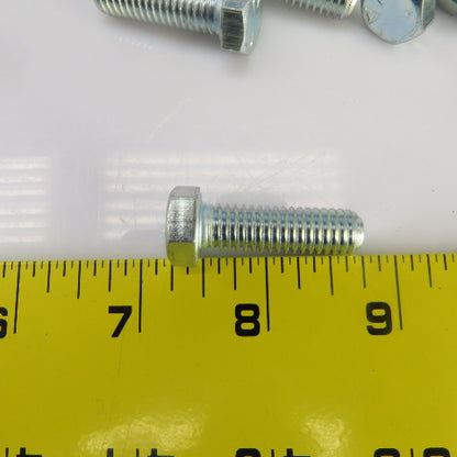 3/8"-16 x 1-1/4" Hex Head Zinc Plated Grade 5 Cap Screw Lot Of 70