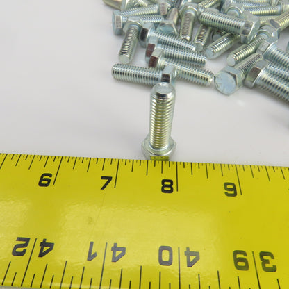 3/8"-16 x 1-1/4" Hex Head Zinc Plated Grade 5 Cap Screw Lot Of 70