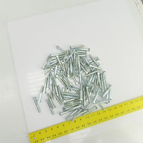 3/8"-16 x 2-1/2" Hex Head Zinc Plated Grade 5 Cap Screw Lot Of 95