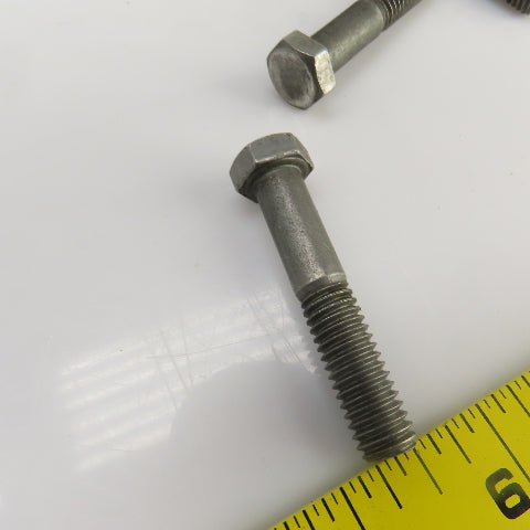 3/8"-16 x 2" Hex Head Zinc Plated Grade 5 Cap Screw Lot Of 70
