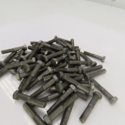 3/8"-16 x 2" Hex Head Zinc Plated Grade 5 Cap Screw Lot Of 70