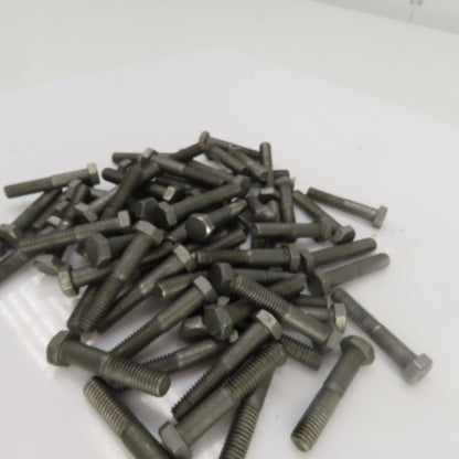 3/8"-16 x 2" Hex Head Zinc Plated Grade 5 Cap Screw Lot Of 70