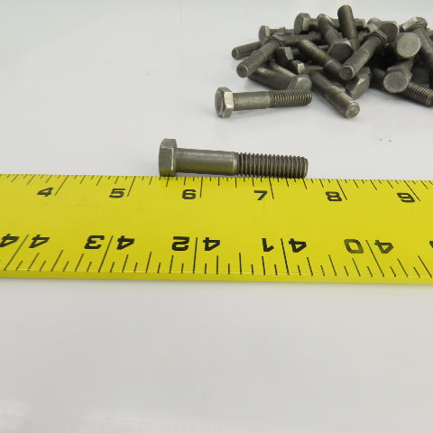 3/8"-16 x 2" Hex Head Zinc Plated Grade 5 Cap Screw Lot Of 70
