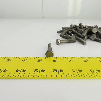 3/8"-16 x 2" Hex Head Zinc Plated Grade 5 Cap Screw Lot Of 70