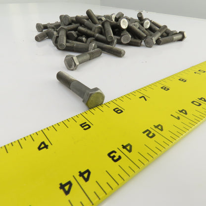3/8"-16 x 2" Hex Head Zinc Plated Grade 5 Cap Screw Lot Of 70