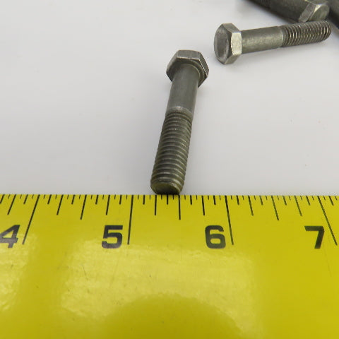 3/8"-16 x 2" Hex Head Zinc Plated Grade 5 Cap Screw Lot Of 70