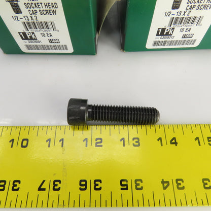1/2"-13 x 2" Hex Socket Head Cap Alloy Steel Screw Made In USA Lot Of 30