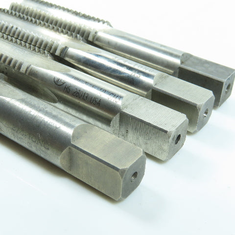 Misc. 3/4"-10 NC HSS 4F Straight Flute Thread Tap Lot of 4