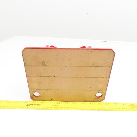 6-1/4" x 10-1/4" Long Heavy Duty Bracket 9" x 7" Back Plate