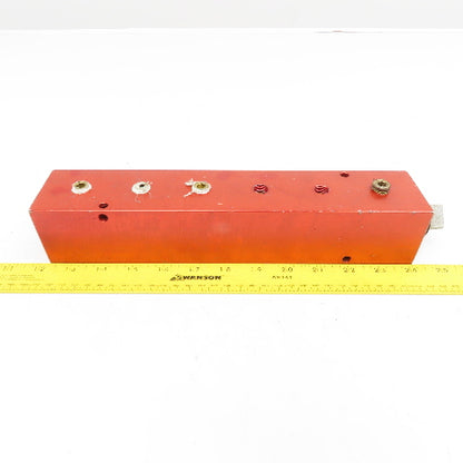 14 Port Aluminum Block Air Manifold 1/4" x 1" Ports
