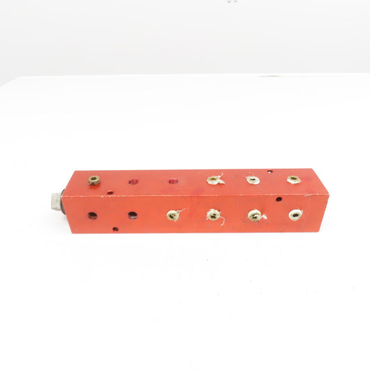 14 Port Aluminum Block Air Manifold 1/4" x 1" Ports