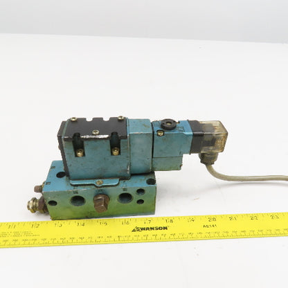MAC MV-A1C-A111-PM-591JC9 2 Position Pneumatic Solenoid Valve 24VDC Coil