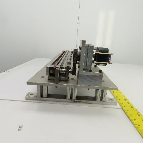 29" OAL  7/8" x 7/8" 2 Sided Split Middle Small Parts Conveyor 8FPM 115V