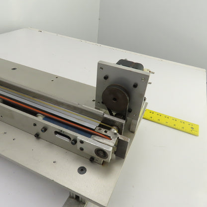 29" OAL  7/8" x 7/8" 2 Sided Split Middle Small Parts Conveyor 8FPM 115V