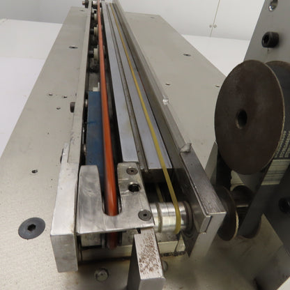 29" OAL  7/8" x 7/8" 2 Sided Split Middle Small Parts Conveyor 8FPM 115V