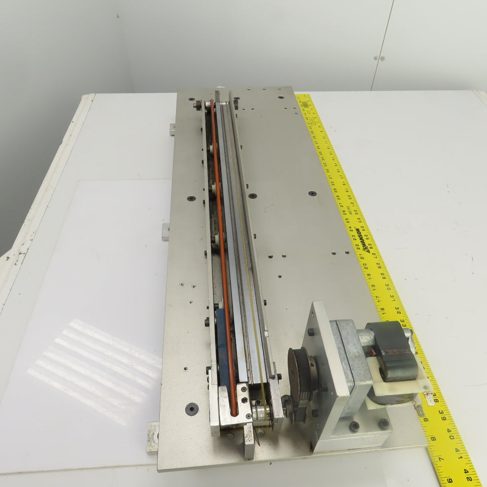 29" OAL  7/8" x 7/8" 2 Sided Split Middle Small Parts Conveyor 8FPM 115V