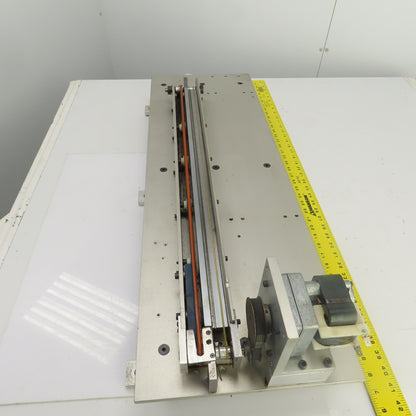 29" OAL  7/8" x 7/8" 2 Sided Split Middle Small Parts Conveyor 8FPM 115V