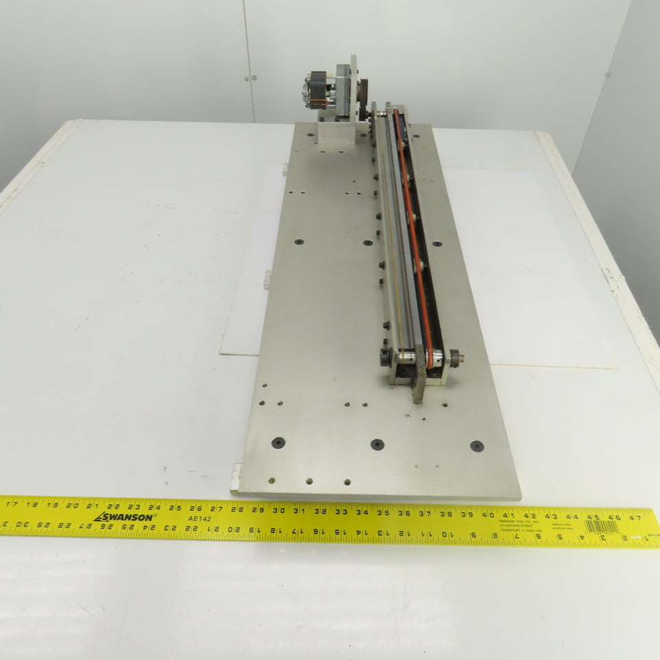 29" OAL  7/8" x 7/8" 2 Sided Split Middle Small Parts Conveyor 8FPM 115V