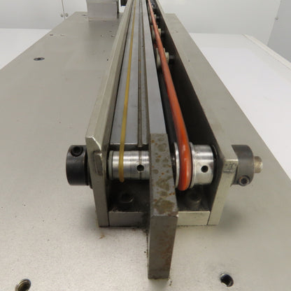 29" OAL  7/8" x 7/8" 2 Sided Split Middle Small Parts Conveyor 8FPM 115V