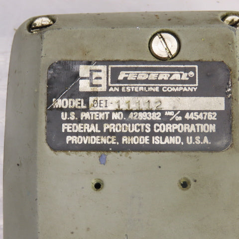 Federal DEI-11112 Maxum Digital Indicator 0.0001"